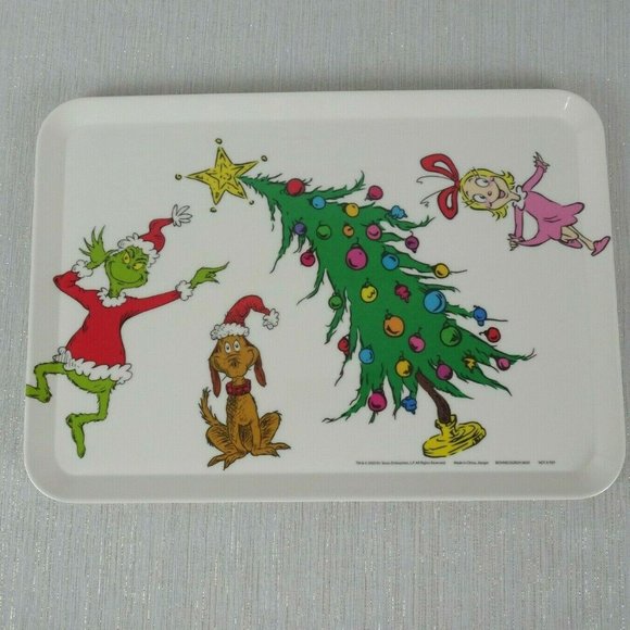 New Dr Seuss Grinch Cindy Lou Christmas Tray - Picture 4 of 8